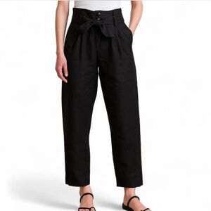 H&M Black Formal Trousers with Pleated Waist {US 4}